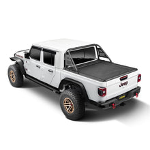 Load image into Gallery viewer, Rugged Ridge Jeep Gladiator w/Trail Rail Sys Armis Tonneau Cover w/Max Track - Tex. Blk