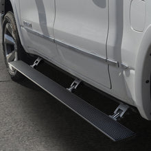 Load image into Gallery viewer, Go Rhino Ram 1500 Quad Cab 4dr E-BOARD E1 Electric Running Board Kit (No Drill) - Tex. Blk