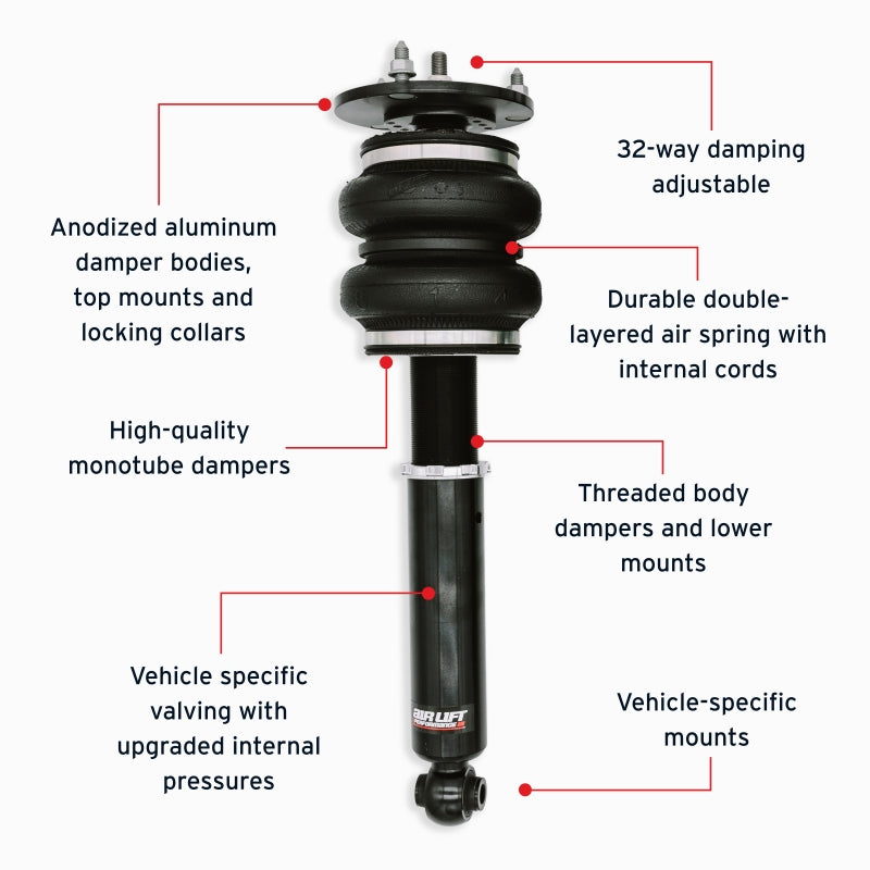 Air Lift Performance 89-00 Lexus LS400 Front Air Suspension Kit