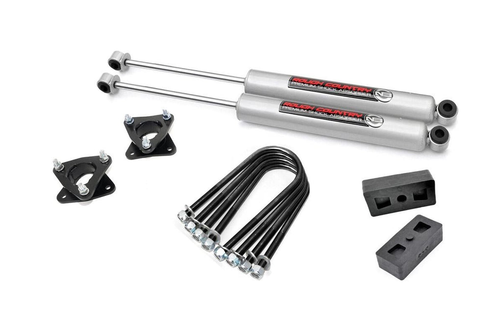 Rough Country 2.5 Inch Lift Kit - Dodge Mitsubishi Dakota (05-10) Raider (06-09)