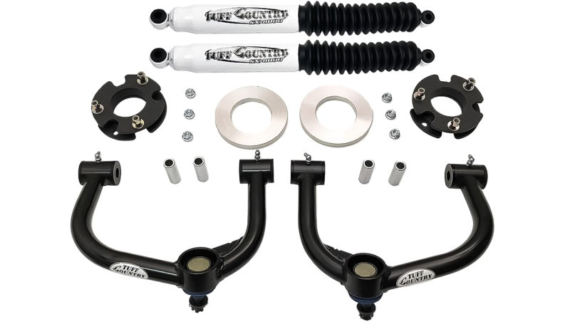 Tuff Country 21-22 Ford F-150 4x4 3in Front Lift Kit w/Ball Joint Upper Control Arms and Shocks