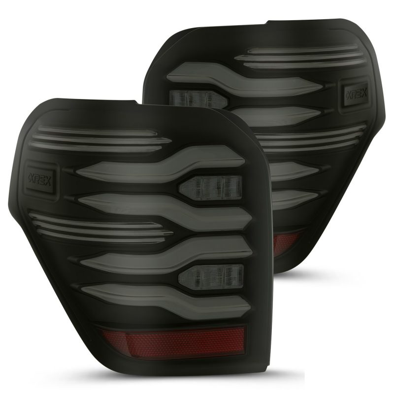 AlphaRex 10+ Toyota 4Runner LUXX LED Taillights Blk w/Activ Light/Seq Signal