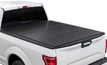Load image into Gallery viewer, Access 2022+ Rivian R1T 4ft 6in Bed (w/ OEM Tonneau Track) LOMAX Tri-Fold Cover - Matte Black