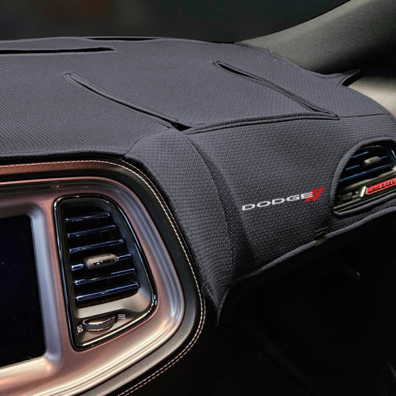 Covercraft 08-14 Dodge Challenger Limited Edition Custom Dash Cover with Dodge Logo