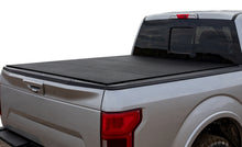 Load image into Gallery viewer, Access 2022+ Rivian R1T 4ft 6in Bed (w/ OEM Tonneau Track) LOMAX Folding Hard Cover - Black Urethane