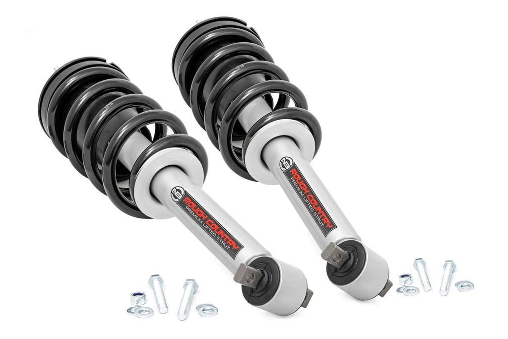 Rough Country Loaded Strut Pair - 3.5 Inch Lift - Chevy GMC 1500 (14-18)