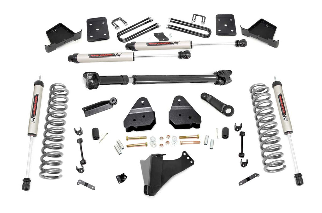 6 Inch Lift Kit - Diesel - No OVLD - FR D S - V2 - Ford F-250 F-350 Super Duty