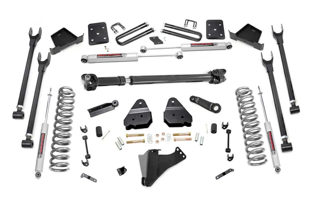 6 Inch Lift Kit - 4-Link - No OVLD - D S - Ford F-250 F-350 Super Duty