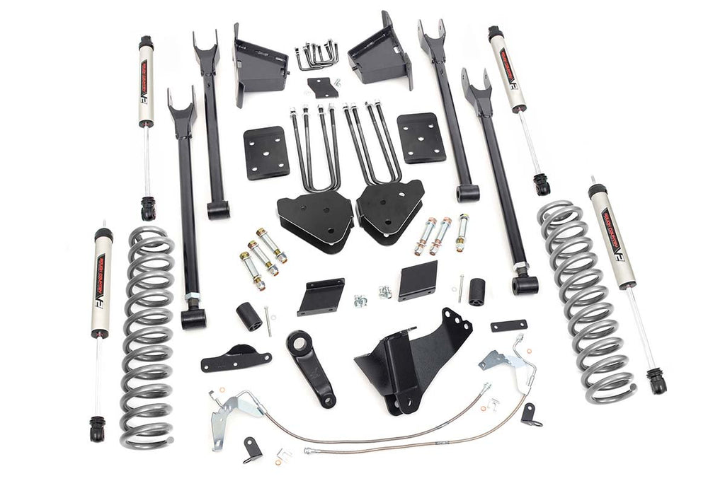 6 Inch Lift Kit - 4-Link - No OVLD - V2 - Ford F-250 Super Duty