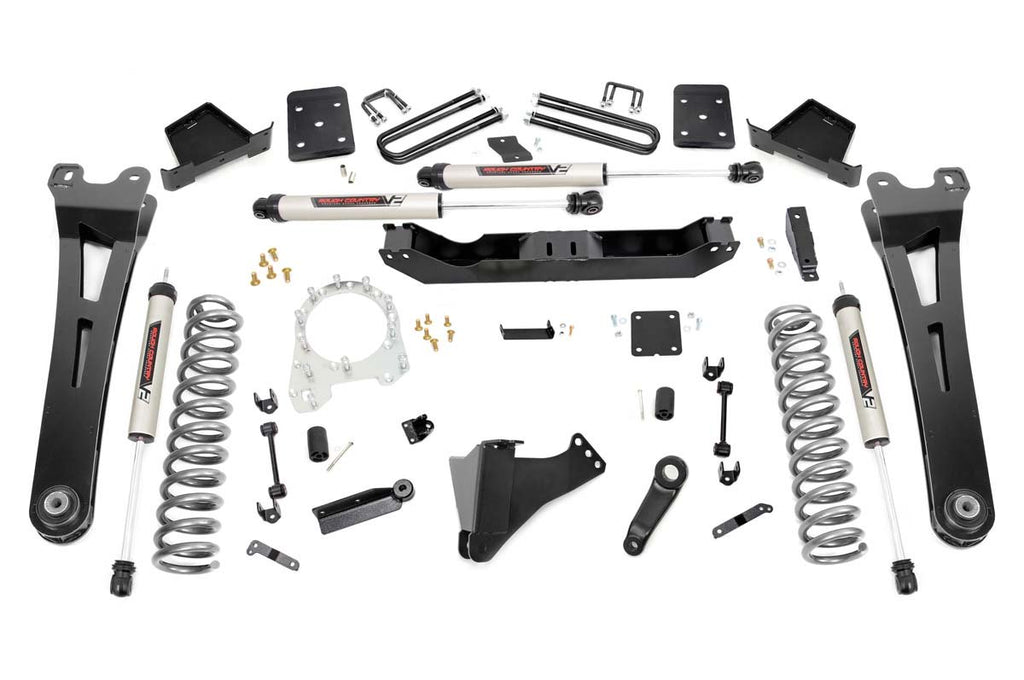 6 Inch Lift Kit - R A - No OVLD - V2 Shocks - Ford F-250 F-350 Super Duty