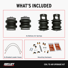 Load image into Gallery viewer, Air Lift 02-06 Infiniti G35 Sedan / 03-08 Nissan 350z Coil to Air Upgrade Kit