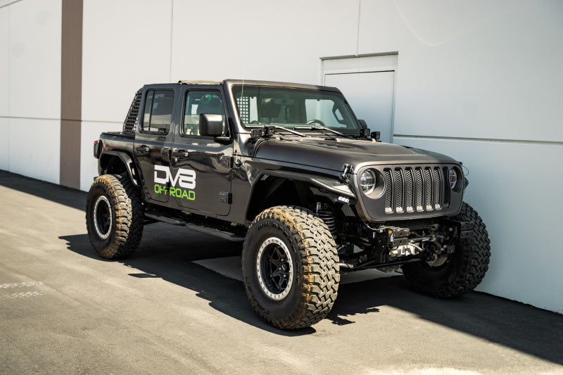 DV8 Offroad 18+Jeep Wrangler JL 4 Door Body/Pinch Weld Mounted Step