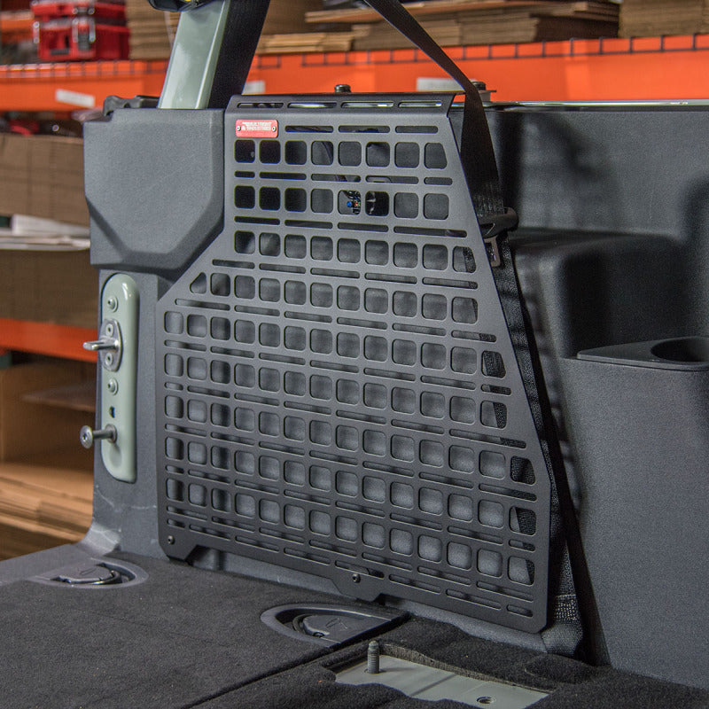 BuiltRight Industries 2021+ Ford Bronco 2dr MOLLE Compatible Cargo Panel - Driver Side Panel ONLY