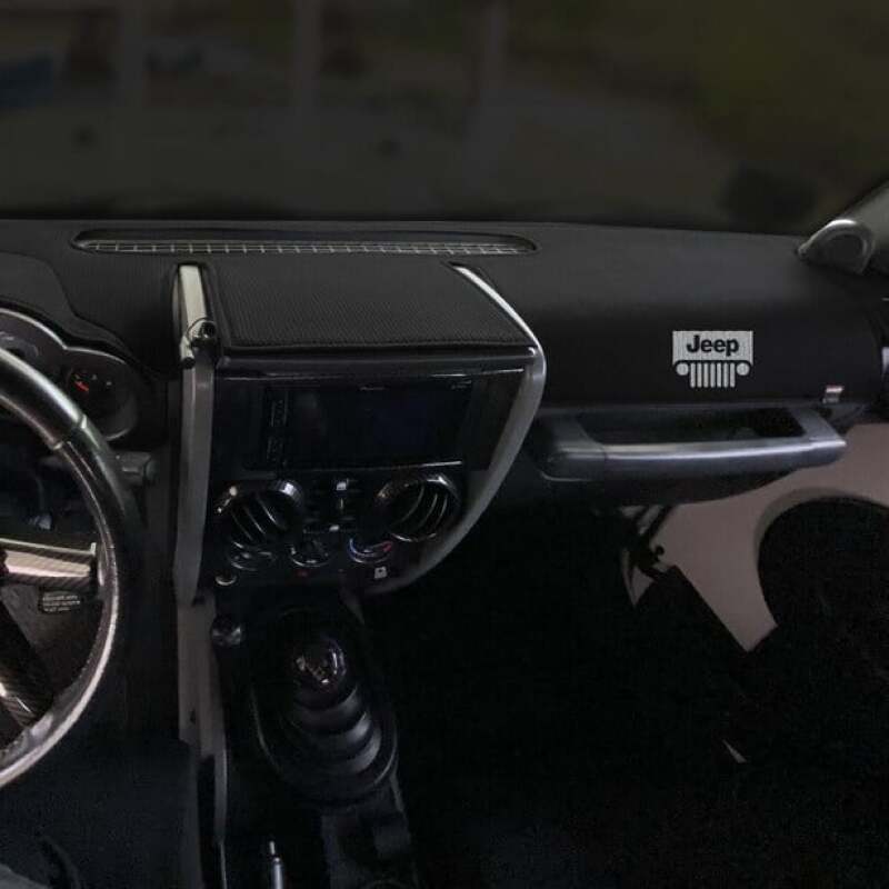 Covercraft 11-14 Jeep Wrangler (JK) w/o Light Sensor Limited Edition Dash Cover w Jeep Grill Logo