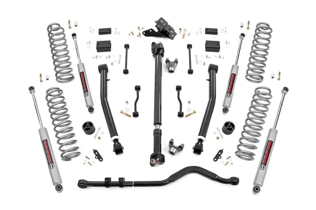 3.5 Inch Lift Kit - Adj LCA - FR D S - Jeep Wrangler JL Rubicon (18+)
