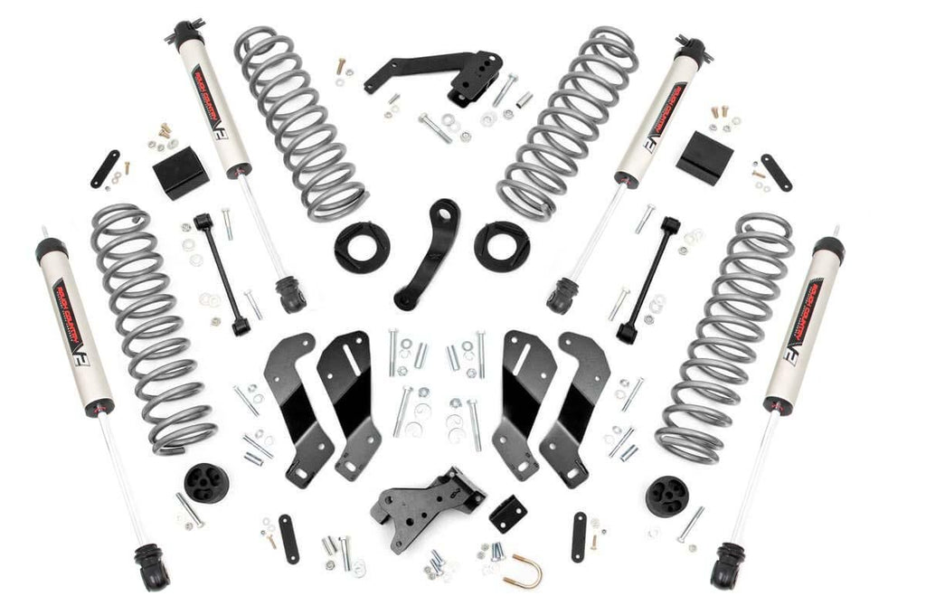 Rough Country - 3.5 Inch Lift Kit - V2 - Jeep Wrangler JK 4WD (2007-2018) - 69370