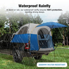Load image into Gallery viewer, Umbrauto Truck Tent 2-3 Sleeper Pickup Bed Tent with Expansive Awning Durable Fits Silverado, Ram, Ford F-150, GMC Sierra, and Tundra