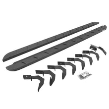 Load image into Gallery viewer, Go Rhino GMC Canyon CC 4DR RB10 Slim Running Boards Kit (Incl. Brackets) - Bedliner Coating