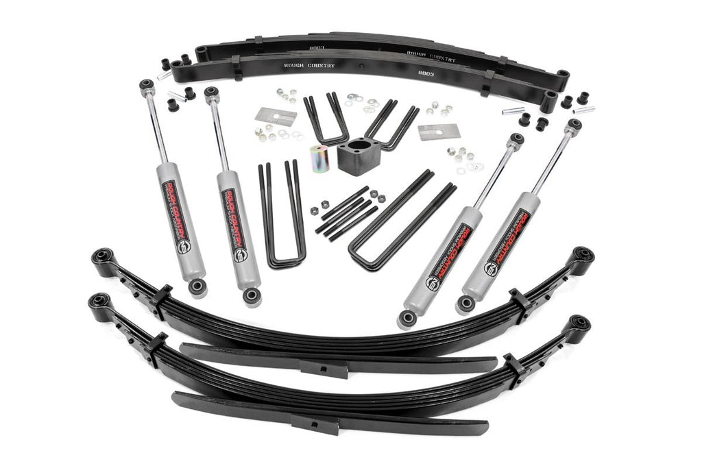 4 Inch Lift Kit - Rear Springs - Dodge W100 Truck/W200 Truck 4WD (1974-1977)