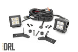 Jeep 2-inch LED Lower Windshield Kit (Chrome Series w/ Amber DRL)