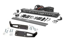 Load image into Gallery viewer, Rough Country - LED Light - Bumper Mnt - 20" Black Single Row - White DRL - Ram 2500 (10-18) - 70568BLDRL
