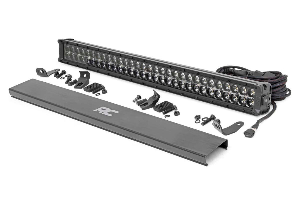 Rough Country - Black Series LED Light - 30 Inch - Dual Row - White DRL - 70930BD