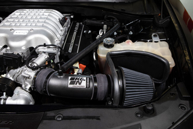 K&N Dodge Charger/Challenger Hellcat SC 6.2L V8 DRYFLOW Performance Air Intake System