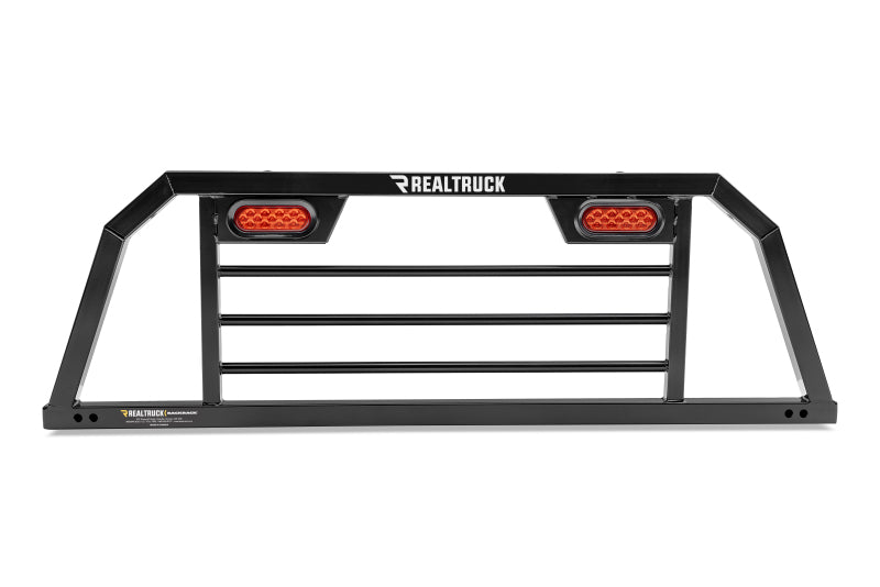 BackRack 99-24 Ford F-250/350/450 SD (17-24 Alum Body) SRL Rack Lighted Shortened Frame ONLY Req. HW