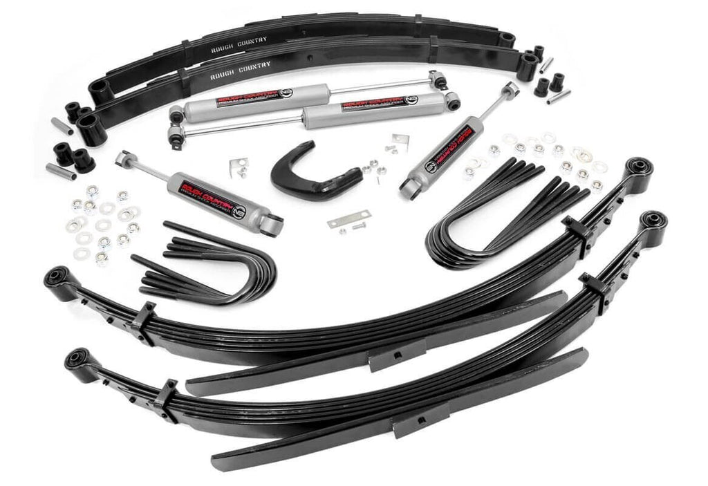 6 Inch Lift Kit - 52 Inch RR Springs - Chevy GMC 3 4-Ton Suburban C25 K25 Truck