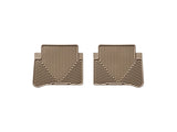 WeatherTech 09+ Nissan Maxima Rear Rubber Mats - Tan