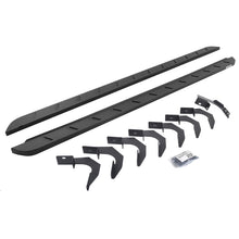 Load image into Gallery viewer, Go Rhino GMC Canyon CC 4DR RB10 Slim Running Boards Kit (w/Brackets) - Tex. Blk