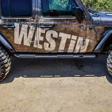 Load image into Gallery viewer, Westin 18+ Jeep Wrangler JL Unlimited 4dr Rock Slider - Textured Black