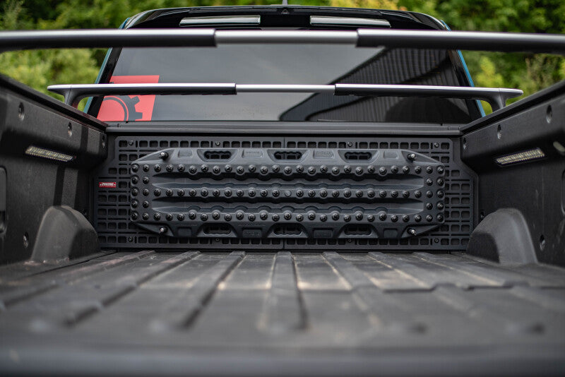 BuiltRight Industries 2022+ Rivian R1T Bedside Rack System - Cab Wall Molle Panel Kit