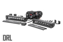Load image into Gallery viewer, Rough Country - Black Series LED Light Bar - Cool White DRL - 8 Inch - Single Row Pair - 70728BLDRL