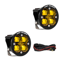 Load image into Gallery viewer, Baja Designs Squadron R SAE LED Spot Light - Amber - Pair