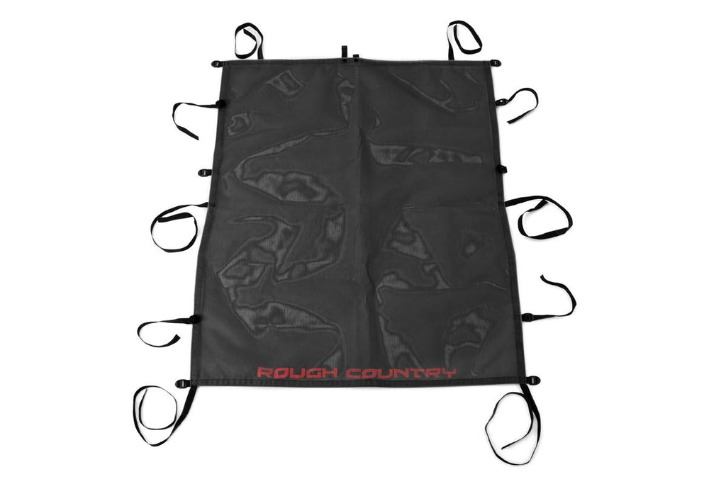 Rough Country Mesh Bikini Top Plus - Black - Jeep Wrangler TJ (97-06) Wrangler YJ (92-95)