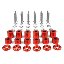 Load image into Gallery viewer, BuiltRight Industries 42 Piece Tech Plate Mounting Hardware Kit - Red