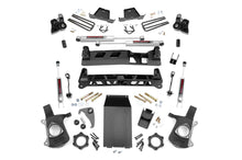 Load image into Gallery viewer, Complete set of the 4 Inch Lift Kit for 4WD Chevy Silverado &amp; GMC Sierra 1500, showcasing both front and rear suspension parts