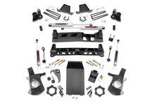 Load image into Gallery viewer, Contents of the 6-inch lift kit for Chevy Silverado and GMC Sierra 1500 4WD, including front and rear parts