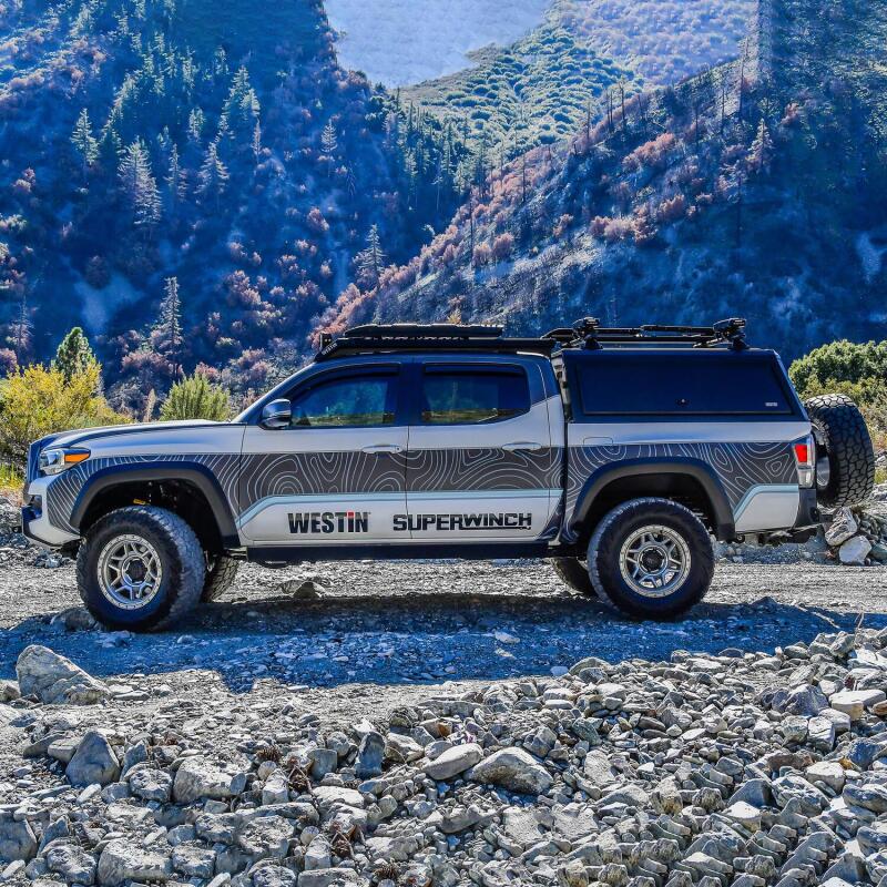 Westin 05-23 Toyota Tacoma 5.2ft. Bed Aluminum Bed Topper - Black (BOX 1 & BOX 2 KIT)