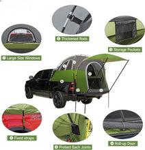 Load image into Gallery viewer, Umbrauto Truck Tent 2-3 Sleeper Pickup Bed Tent with Expansive Awning Durable Fits Silverado, Ram, Ford F-150, GMC Sierra, and Tundra