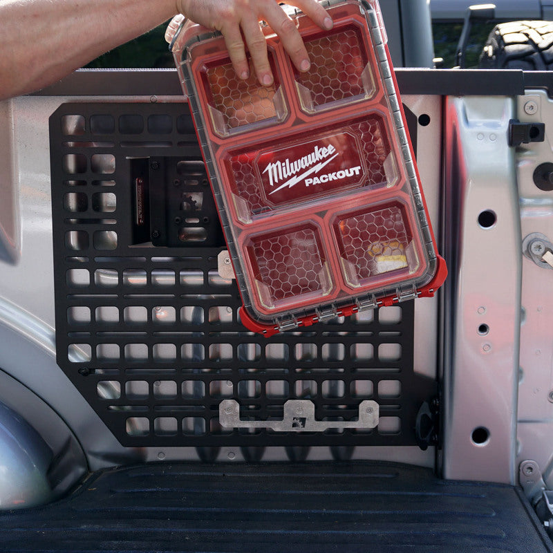 BuiltRight Industries Mounting Bracket for Milwaukee Packout System (2pc)  - Small