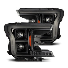 Load image into Gallery viewer, 18-20 Ford F150 (MK II 14th Gen Style) LUXX-Series LED Projector Headlights Alpha-Black