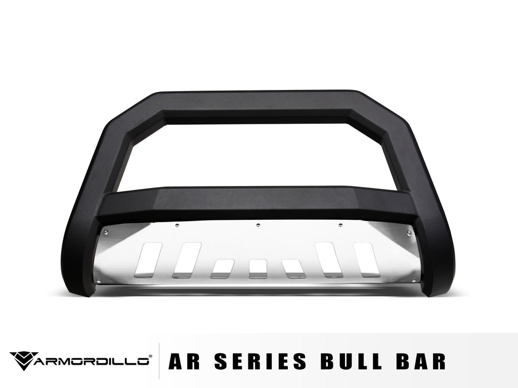 Armordillo 2000-2004 Ford Excursion AR Series Bull Bar - Matte Black W/Aluminum Skid Plate