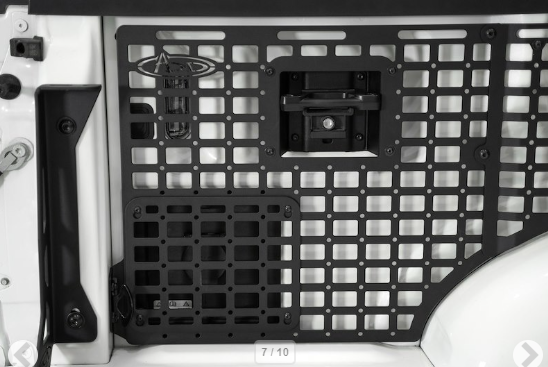 ADD 2021+ Ford F150 Bed Side Molle Panels - Driver Side Full Set