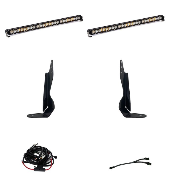 Baja Designs GMC 2020-23 Sierra 2500HD/3500HD Dual 30in Grille Light Bar Kit