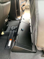 Under-seat lockable storage compartment for a 2015-2024 Chevrolet Colorado