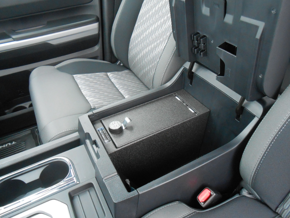 2014-2021 Toyota Tundra Locking Center Console Half Safe Console Vault