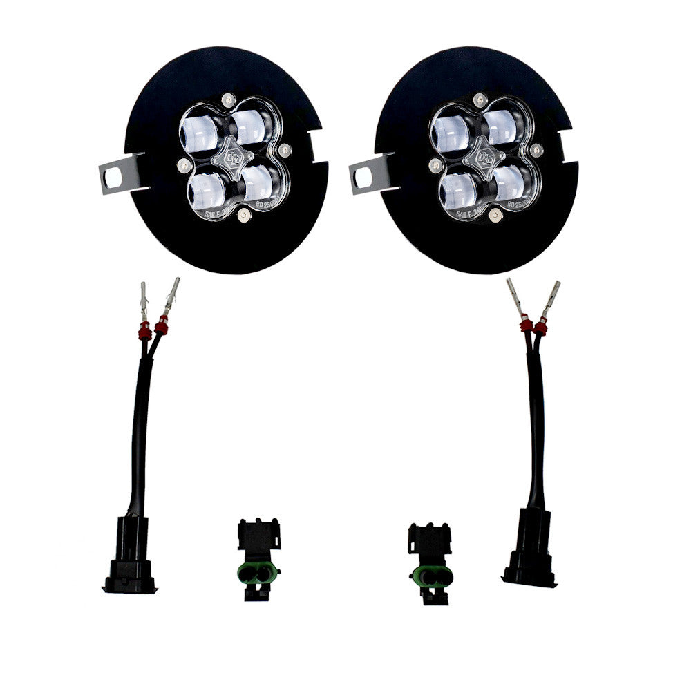 Baja Designs 05-11 Toyota Tacoma/07-13 Toyota Tundra Clear SAE Fog Pocket Light Kit