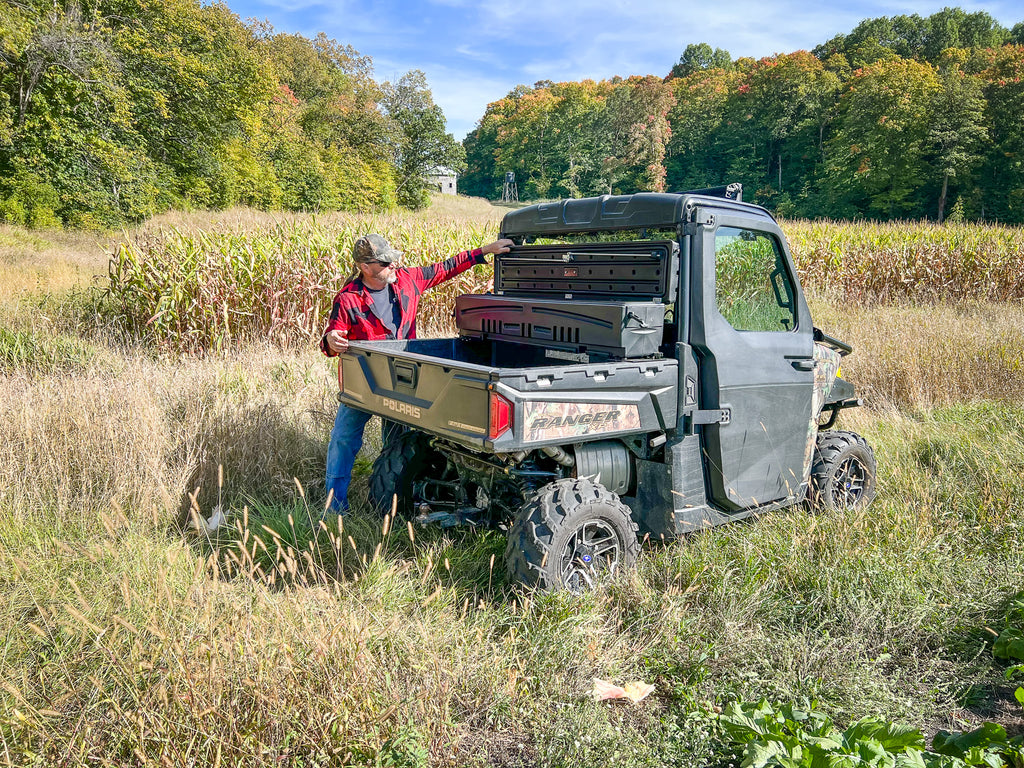 DU-HA All-Terrain Side By Side Storage Box Fits Side-By-Sides/UTVs - Black Heavy-Duty Storage Box Only Mounting Hardware Sold Separately - 70820 - Choose A Mounting Plate At Checkout. Mounting Plate Costs Vary By Brand Of UTV